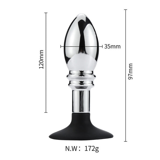 SteelSeduce Premium Stainless-Steel Anal Plug