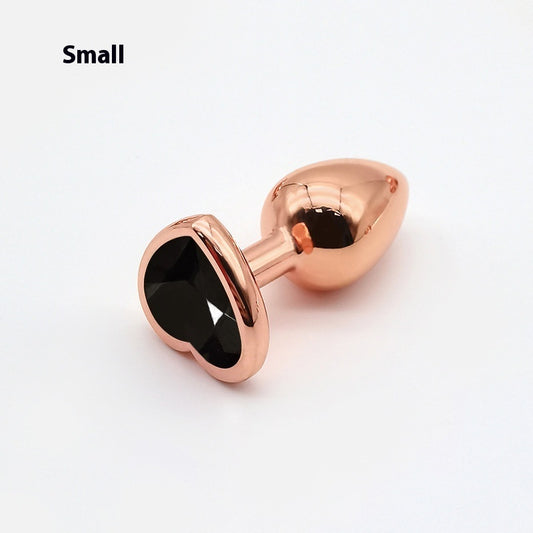 HeartGlow Heart Shaped Metal Anal Plug