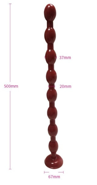 DeepPulse 50 cm Graduated Anal Bead Plug