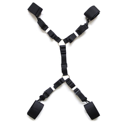 RestraintFlow Premium Nylon Bed Bondage Straps Kit