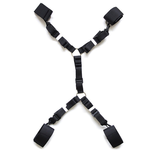 RestraintFlow Premium Nylon Bed Bondage Straps Kit