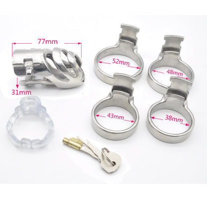 Aegis Steel Male Chastity Device Secure Lock