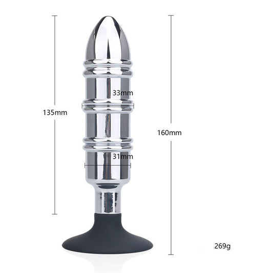 SteelSeduce Premium Stainless-Steel Anal Plug