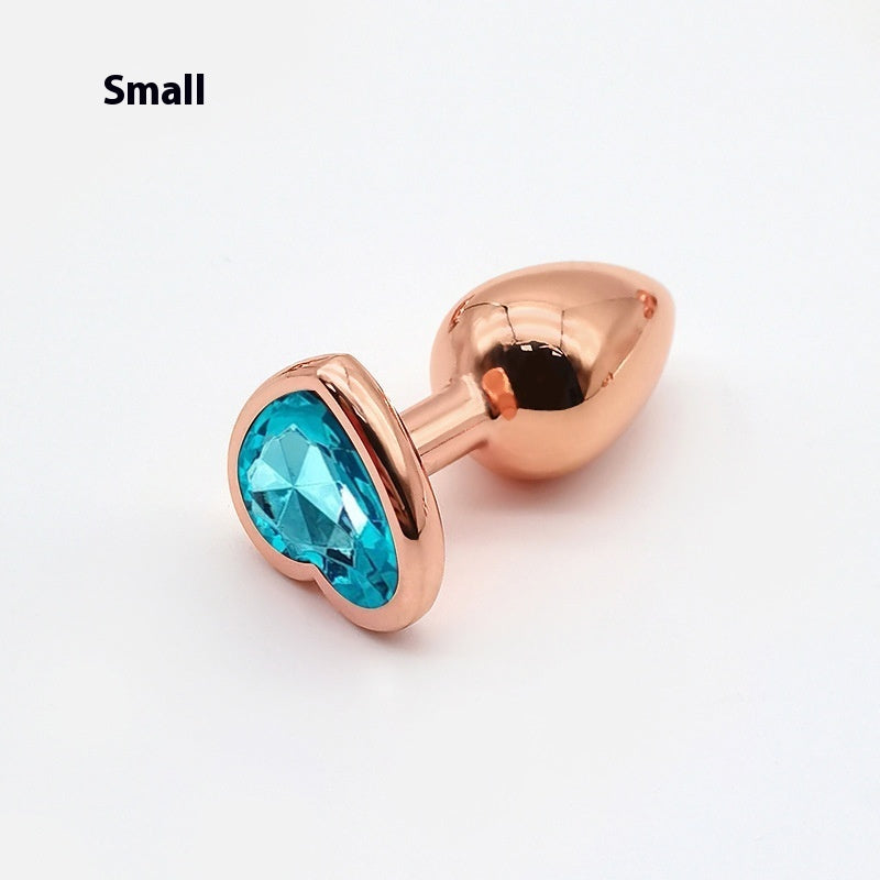 HeartGlow Heart Shaped Metal Anal Plug