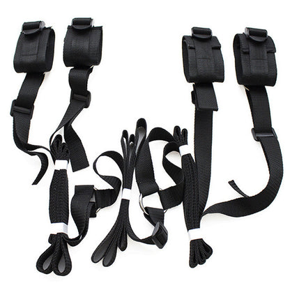 RestraintFlow Premium Nylon Bed Bondage Straps Kit