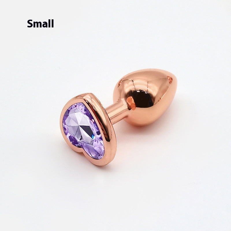 HeartGlow Heart Shaped Metal Anal Plug