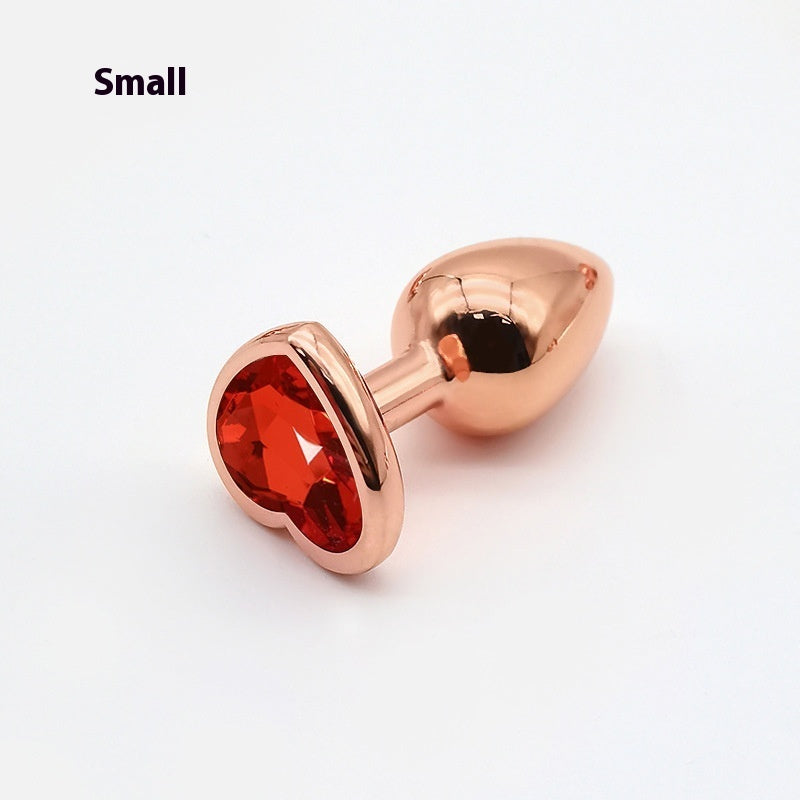 HeartGlow Heart Shaped Metal Anal Plug
