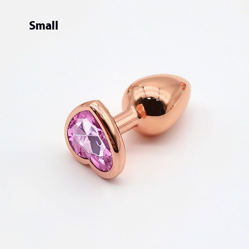 HeartGlow Heart Shaped Metal Anal Plug