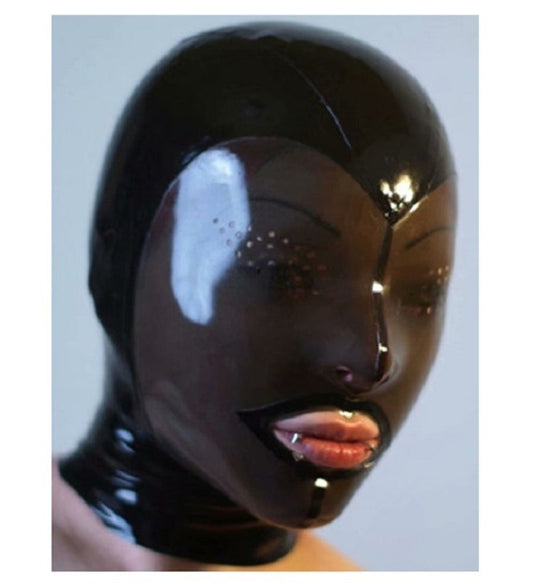 Veil Noir Latex Look Hood
