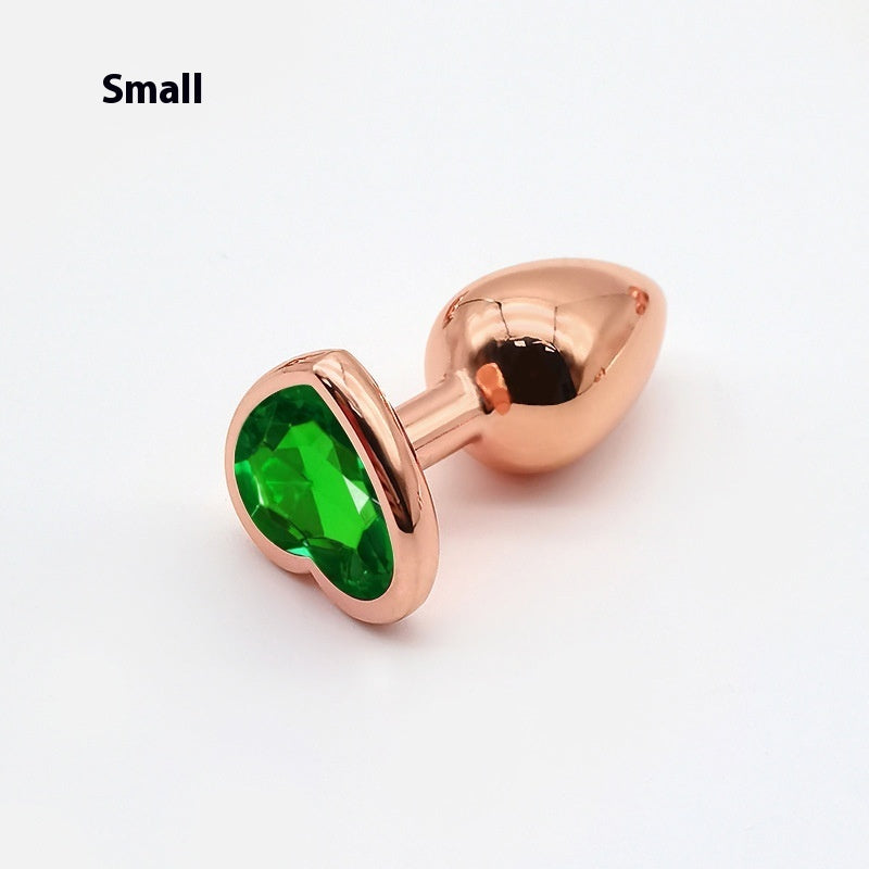 HeartGlow Heart Shaped Metal Anal Plug