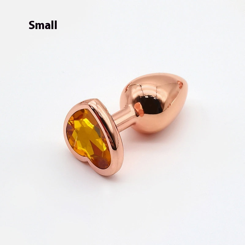 HeartGlow Heart Shaped Metal Anal Plug
