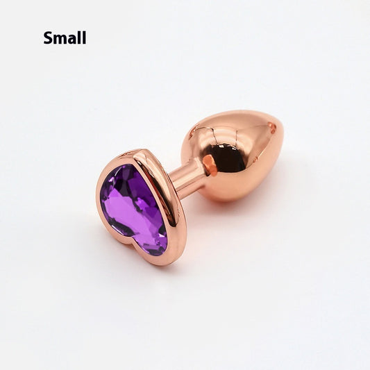 HeartGlow Heart Shaped Metal Anal Plug