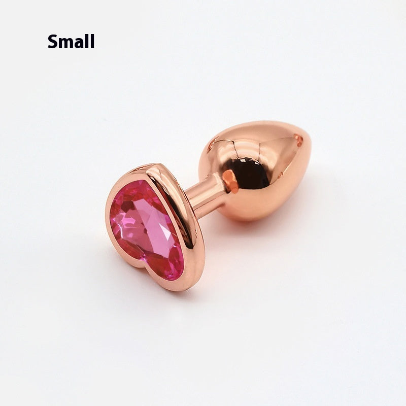 HeartGlow Heart Shaped Metal Anal Plug