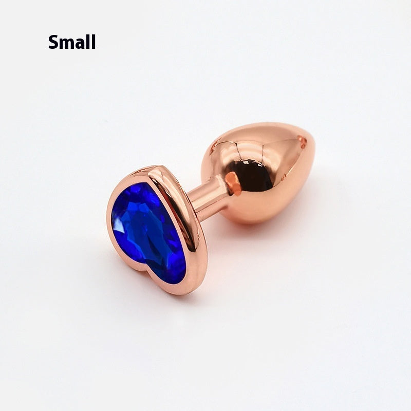 HeartGlow Heart Shaped Metal Anal Plug